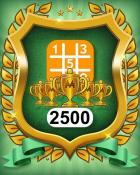 MONOPOLY Sudoku 5-Trophy Medium 2500 Badge