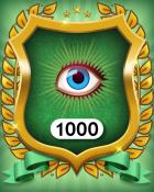 No foresight 1000 Badge - Monopoly Sudoku