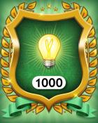 No hints 1000 Badge - Monopoly Sudoku