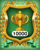Trophy collection 10000 Badge - Monopoly Sudoku