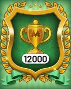 Trophy collection 12000 Badge