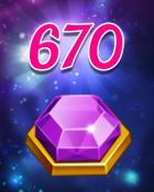 Level 670 Badge - Jewel Academy
