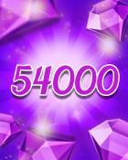 Purple Jewels 54000 Badge - Jewel Academy