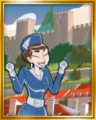 Lisbon, Portugal Extended Stay Badge - Jet Set Solitaire