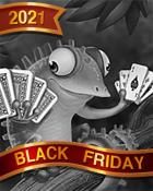 Jungle Gin HD Chameleon Card Shark Badge