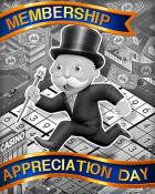 MONOPOLY Sudoku Top Hat Appreciation Badge