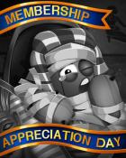 Pharaoh Spike's Rise Appreciation Badge - Poppit! Bingo