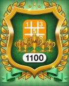 5-Trophy Medium 1100 Badge - Monopoly Sudoku