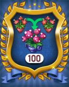 Mushroom House 100 Badge - Merge Academy