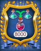 Potions 8000 Badge