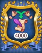 Magic Scrolls 4000 Badge