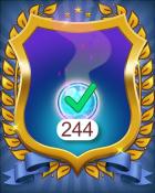 Merge Academy Complete 244 Tasks Badge