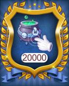 Merge Academy Cauldron 20000 Badge