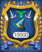 Merge Academy Wizard Hats 10000 Badge