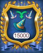 Merge Academy Wizard Hats 15000 Badge