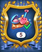 Merge Academy Coral Secrets event 5 Badge