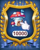 Merge Academy Mushroom House 10000 Badge