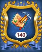 Merge Academy Treasure Trove objectives 140 Badge
