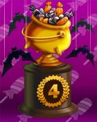Candy Cauldron Lap 4 Badge - Tri-Peaks Solitaire HD