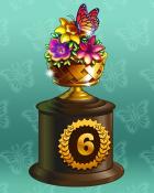 Butterfly Friends Lap 6 Badge - Snowbird Solitaire