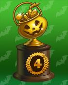 Word Whomp HD Crazy Pumpkin Lap 4 Badge