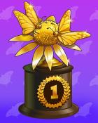 Quinn's Aquarium Butterfly Blossom Lap 1 Badge