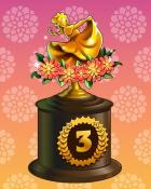 Solitaire Home Story Golden Dancer Lap 3 Badge