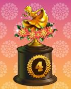 Rainy Day Spider Solitaire HD Golden Dancer Lap 4 Badge