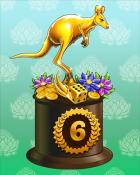 Pogo Slots Wild Hopper Lap 6 Badge