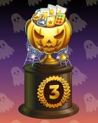 Mahjong Sanctuary Ghastly Figures Lap 3 Badge