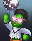 Poppit! Party Disco Freedom Badge