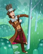 Singing in the Rain Badge - Sweet Tooth Town