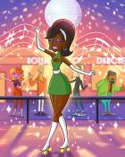 Canasta HD Beverly Roller Skating Badge