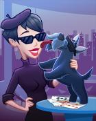 Canasta HD Dog Kisses Badge