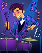 Groovy Drumming Badge - Canasta HD
