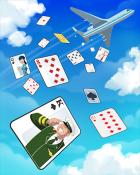 First Class Solitaire HD Raining Cats and Cards Badge
