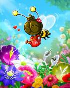 Garden Blast Bee-loved Garden Badge