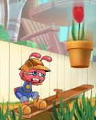 Garden Blast Troubled Seesaw Badge