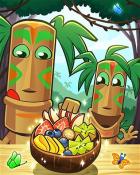 Jungle Gin HD Tiki Fruit Bowl Badge