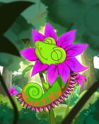 Jungle Gin HD Liz Flower Badge