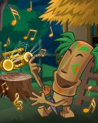 Tiki Rock Badge - Jungle Gin HD