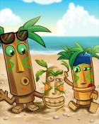 Sandy Tiki Badge - Jungle Gin HD