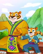 Mahjong Garden HD Tiger Training Badge