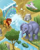 Mahjong Sanctuary River Rainbow Badge