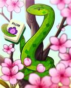 Mahjong Safari HD Snake Flowers Badge