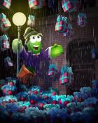 Raining Prizes Badge - Poppit! Bingo