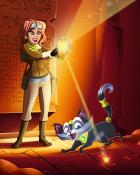 Pogo Slots Cat Laser Badge