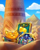 Gilded Artifacts Badge - Pogo Slots