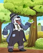 Spades HD Big Joker Breezy Walk Badge