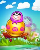 Skater Doll Badge - Trizzle